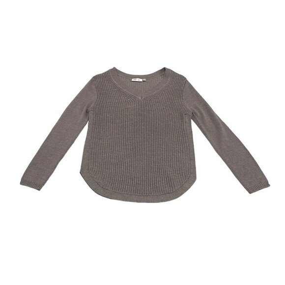 RD Style V-Neck Knit Brown Size Medium M - Picture 4 of 13